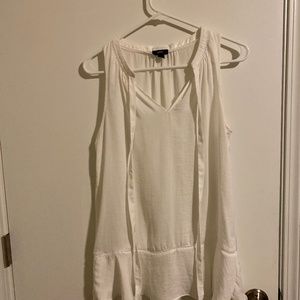 Mossimo white tunic blouse
